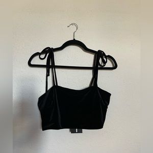 Black Velvet Top